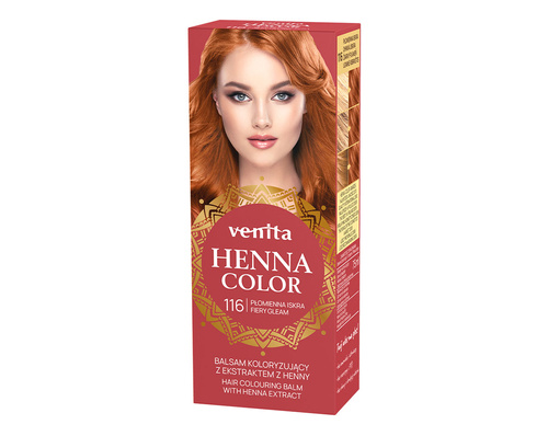 VENITA Henna Color Balsam koloryzujący z ekstraktem z Henny - 116 Płomienna Iskra