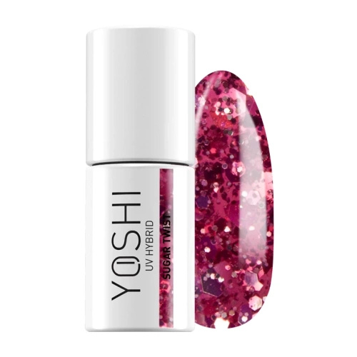 Yoshi Hybrydowy Lakier 724 Sugar Twist 6ml