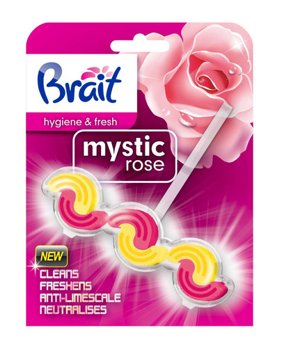 Brait Hygiene Fresh Kostka toaletowa 2-fazowa do WC Mystic Rose45g