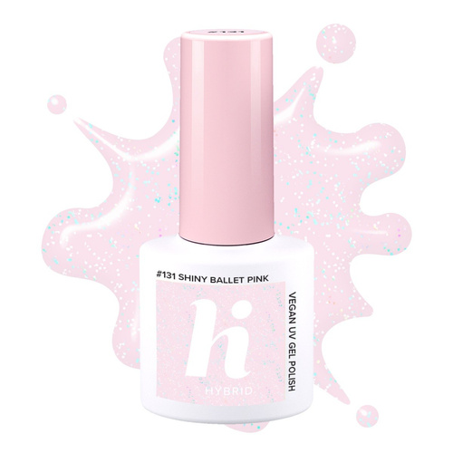 HI HYBRID Lakier hybrydowy nr. 131 Shiny Ballet Pink 5 ml