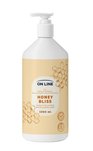 Honey Bliss 2w1 Płyn do Kąpieli i Żel pod Prysznic 1000 ml