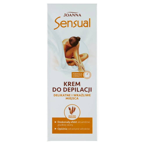 Joanna Sensual Krem do depilacji miejsc wrażliwych z mleczkiem owsianym  100g