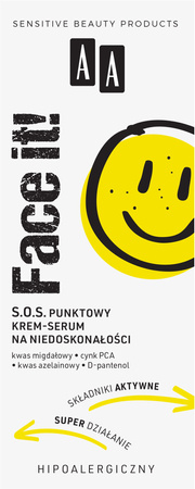 AA Face It! S.O.S. Punktowy Krem-Serum na niedoskonałości 15ml