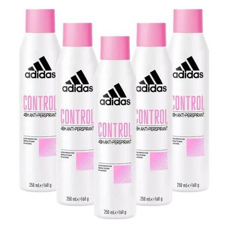 Adidas Control antyperspirant sprayu dla kobiet 5x 250ml