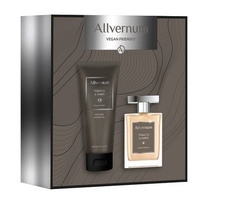 Allvernum Men Zestaw prezentowy Tobacco & Amber (woda perf.100ml+żel pod pr.200ml) 1op.