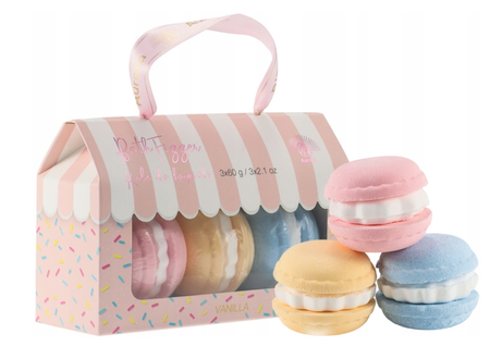 Aurora Zestaw Kul Musujących Macarons 3x60g