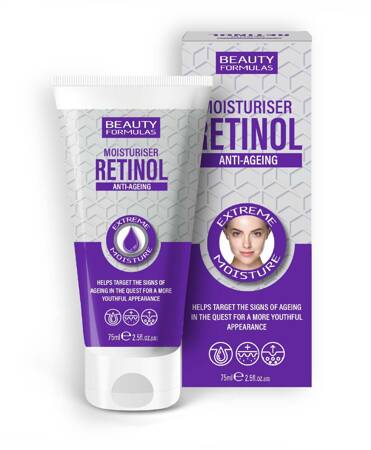 BEAUTY FORMULAS Retinol Anti-ageing Krem nawilżający z retinolem 75 ml