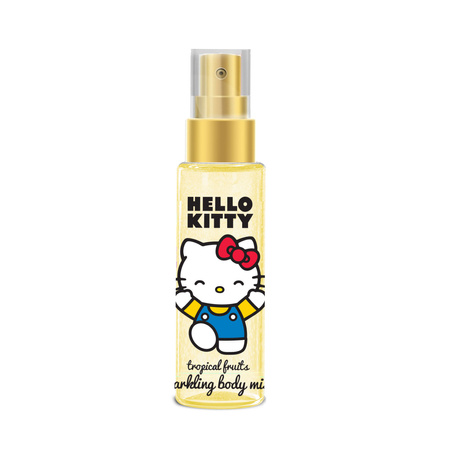 BI-ES Kids Mgiełka rozświetlająca do ciała dla dzieci Hello Kitty - Tropical Fruits  100ml