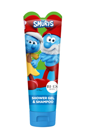 BI-ES Kids Żel pod prysznic i Szampon 2w1 Smurfs 240ml