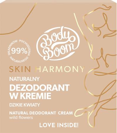 BODY BOOM Skin Harmony Naturalny Dezodorant w kremie - Dzikie Kwiaty