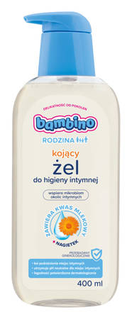 Bambino Rodzina Żel do higieny intymnej kojący Nagietek  400ml