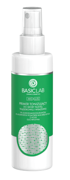 BasicLab Primer Tonizujący do Skóry Tłustej, Trądzikowej i Wrażliwej 150 ml