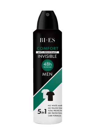 Bi-es Invisible Men Dezodorant anti-perspirant 5in1 Comfort 150ml