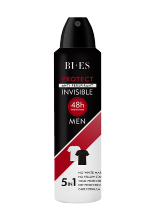 Bi-es Invisible Men Dezodorant anti-perspirant 5in1 Protect 150ml