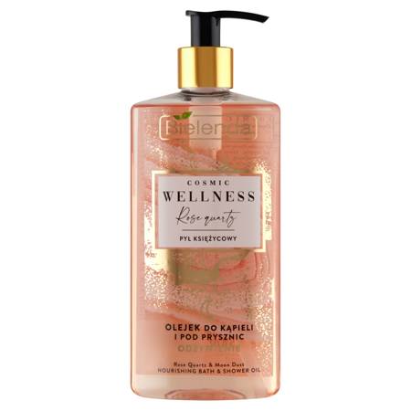 Bielenda Cosmic Wellness Olejek do kąpieli i pod prysznic regenerujący Rose Quartz - Księżycowy Pył 250ml