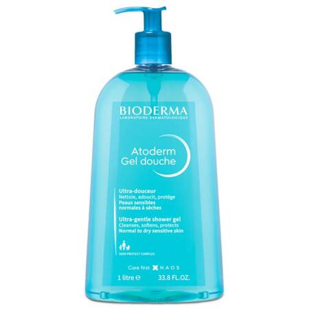 Bioderma Atoderm Żel pod Prysznic i Kąpiel 1000ml - Do Skóry Suchej i Wrażliwej