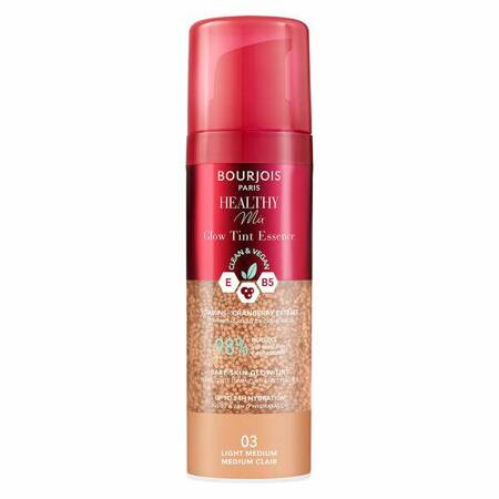 Bourjois Mix Glow Tint Nawilżająca Esencja Wyrównująca Koloryt Skóry 03 Light Medium