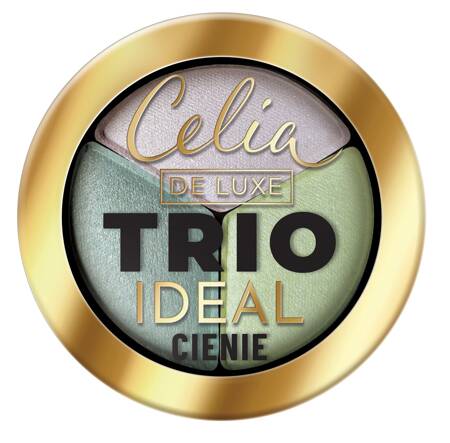 CELIA De Luxe Cienie do powiek Trio Ideal nr 302