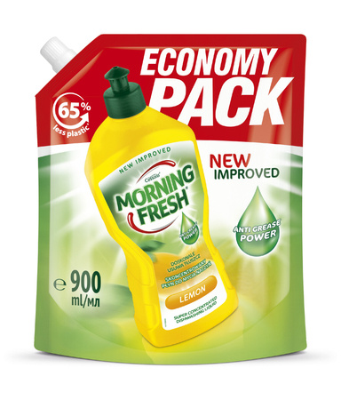 CUSSONS Morning Fresh Skoncentrowany Płyn do mycia naczyń - Lemon 900ml(zapas)