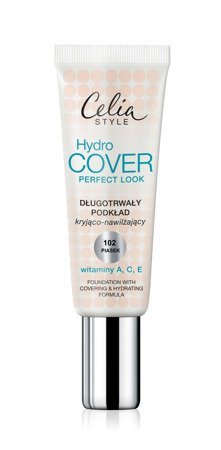 Celia Style Hydro Cover Podkład kryjąco-nawilżający nr 102 piasek  30ml