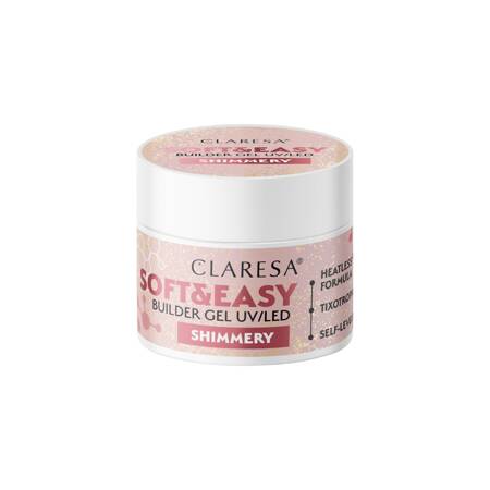 Claresa Żel budujący do paznokci SoftEasy Builder Shimmery 45 g