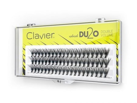 Clavier DU2O Double Volume 12 mm kępki rzęs 20D