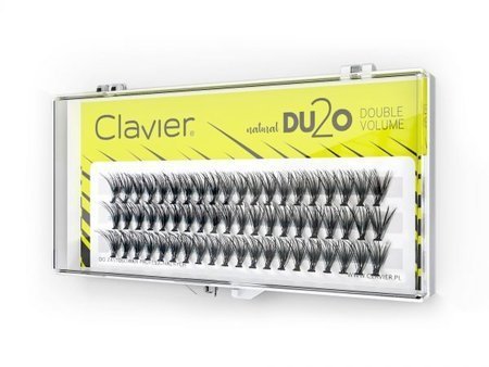 Clavier DU2O Double Volume 9 mm kępki rzęs 20D