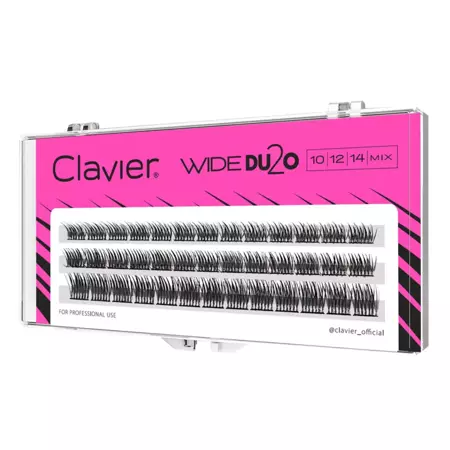 Clavier Wide Du2o mix 10/12/14 mm podwójna objętość 36D skręt C