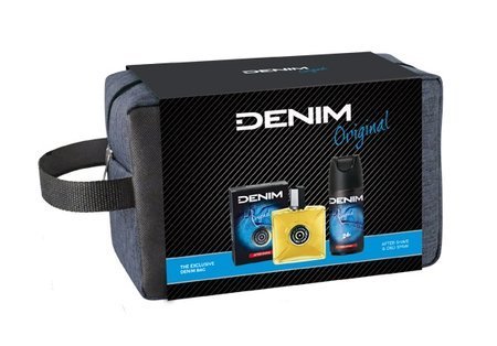 DENIM Original Zestaw prezentowy (woda po goleniu 100ml+deo spray 150ml+kosmetyczka)