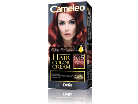 Delia Cosmetics Cameleo HCC Farba permanentna Omega+ nr 6.45 Light Mahogany  1op.