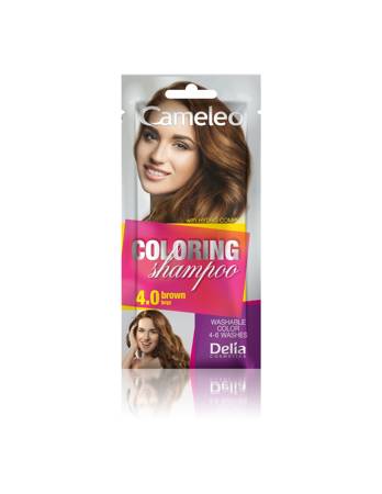 Delia Cosmetics Cameleo Szampon koloryzujący 4.0 brąz