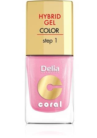 Delia Cosmetics Coral Hybrid Gel Emalia do paznokci nr 31  11ml