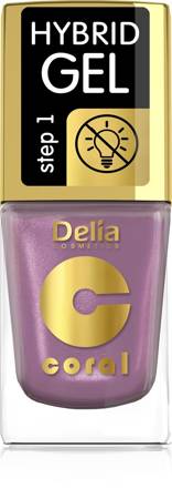 Delia Cosmetics Coral Hybrid Gel Emalia do paznokci nr 74  11ml