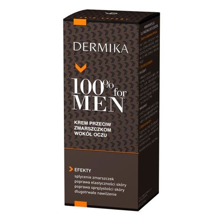 Dermika 100% for Men Krem pod oczy przeciwzmarszczkowy  15ml