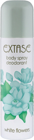 EXTASE Dezodorant body spray WHITE FLOWERS 150ml