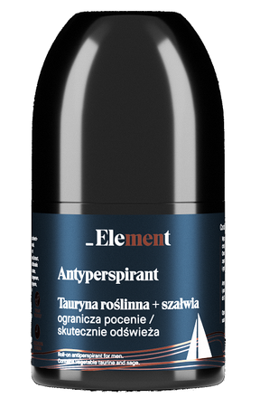 Element Men Antyperspirant roll-on z tauryną roślinną i szałwią 50ml