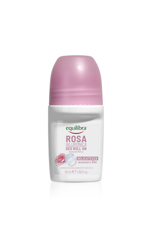 Equilibra Rosa Różany Dezodorant w kulce z kwasem hialuronowym 50ml