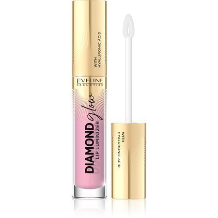 Eveline Diamond Glow Lip Luminizer Błyszczyk do ust z kwasem hialuronowym nr 02  4.5ml