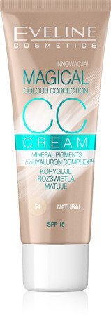 Eveline Fluid Magical CC Cream nr 51 Naturalny  30ml