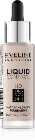 Eveline Liquid Control HD Podkład do twarzy z dropperem nr 005 Ivory  32ml