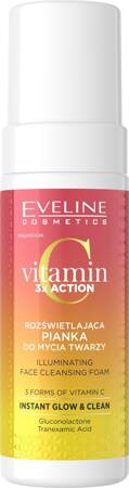 Eveline Vitamin C 3xAction Rozświetlająca Pianka do mycia twarzy 150 ml