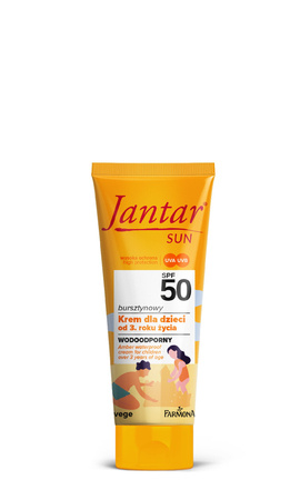 FARMONA SUN Jantar Bursztynowy wodoodporny krem dla dzieci SPF 50 (od 3 roku życia) 50 ml