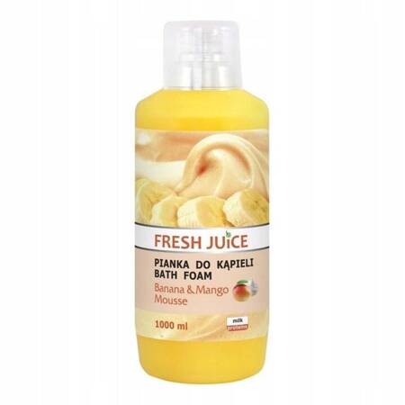 FRESH JUICE Pianka do kąpieli - Banan i Mango 1000 ml