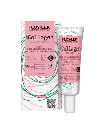 Floslek Fito Collagen Krem przeciwzmarszczkowy pod oczy i okolice ust na dzień i noc 30ml