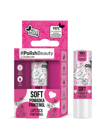 Floslek Lip Care Vege Pomadka ochronna do ust z Pantenolem - Soft