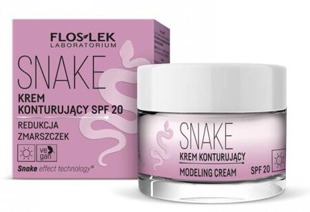 Floslek Skin Care Expert Snake Krem konturujący na dzień SPF20  50ml