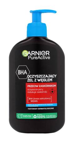 GARNIER Pure Active Oczyszczający Żel z węglem przeciw zaskórnikom 250 ml