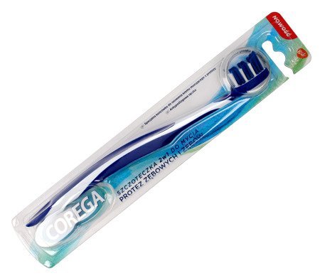 GSK Corega Szczoteczka 2w1 do mycia protez zębowych i zębów