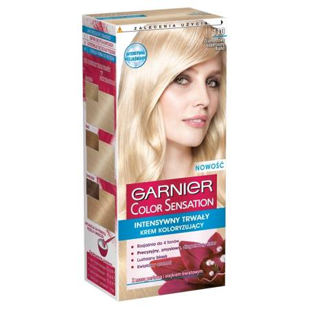 Garnier Color Sensation Krem koloryzujący 110 Diamond U.Blond-Diamentowy superjasny blond