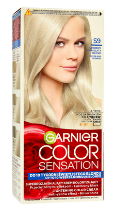 Garnier Color Sensation Krem koloryzujący S 9 Srebrny Popielaty Blond